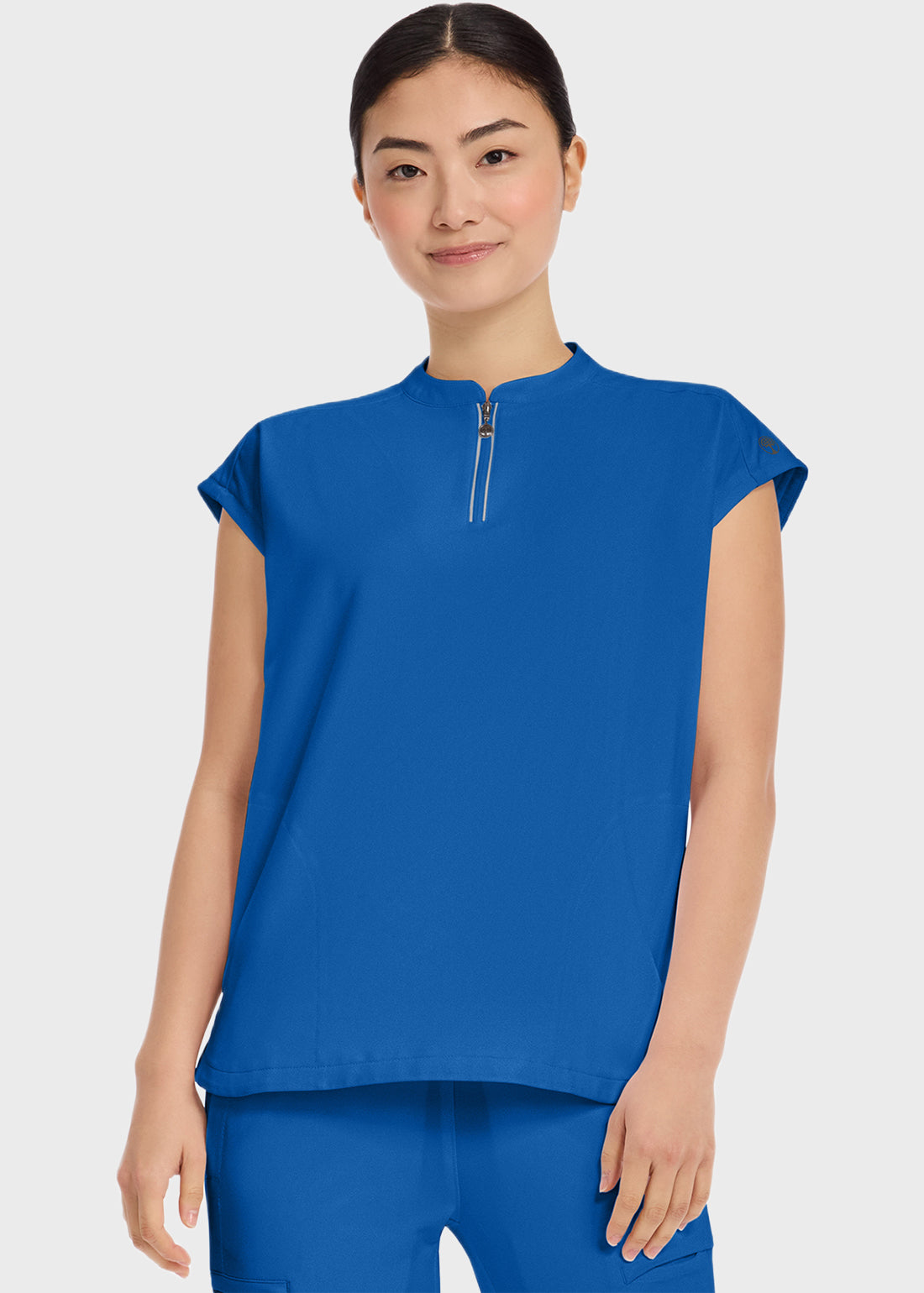 Healing Hands 360 Women's Sandy Zip Mandarin Collar Scrub Top - 2286