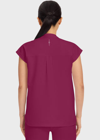 Healing Hands 360 Women's Sandy Zip Mandarin Collar Scrub Top