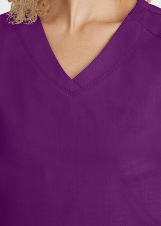Healing Hands Women's Jill Top Curved V-Neck Top
