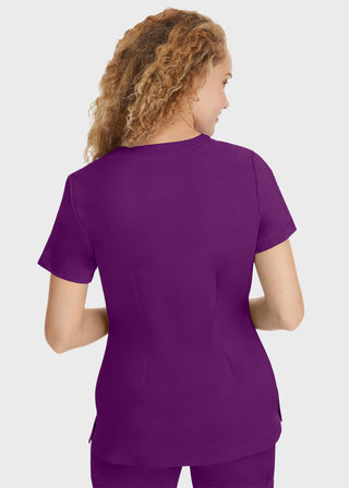 Healing Hands Women's Jill Top Curved V-Neck Top