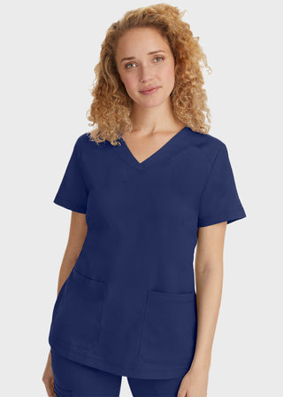 Healing Hands Women's Jill Top Curved V-Neck Top