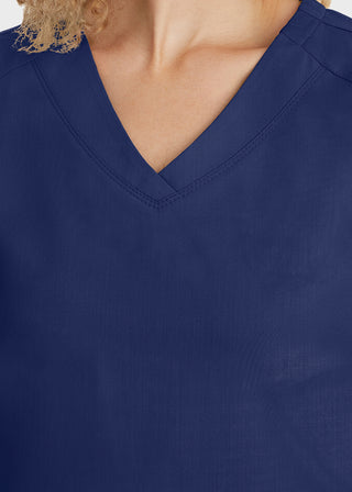 Healing Hands Women's Jill Top Curved V-Neck Top