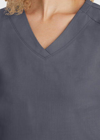 Healing Hands Women's Jill Top Curved V-Neck Top