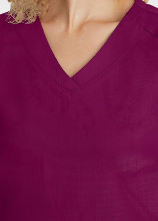 Healing Hands Women's Jill Top Curved V-Neck Top