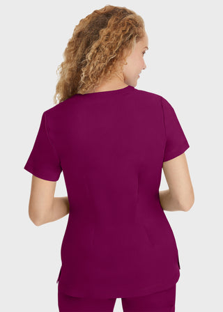 Healing Hands Women's Jill Top Curved V-Neck Top