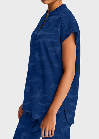 Healing Hands Women's Journey mandarinn Collar Top