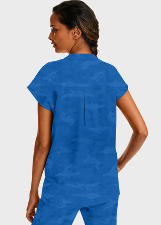 Healing Hands Women's Journey mandarinn Collar Top