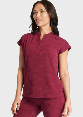 Healing Hands Women's Journey mandarinn Collar Top