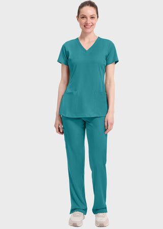 Healing Hands HH WORKS Women's V-neck Monica Top