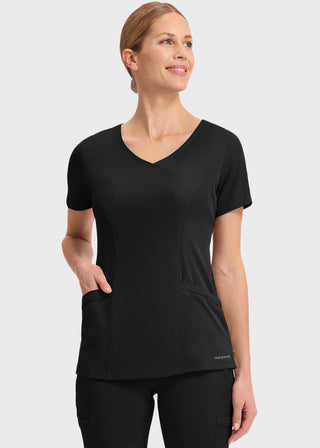 Healing Hands HH WORKS Women's Mock Wrap Madison Top