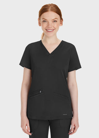 Healing Hands Women's Mariah Rib Trim Scrub Top