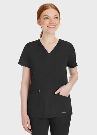 Healing Hands Women's Mariah Rib Trim Scrub Top