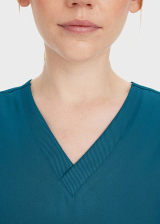 Healing Hands Women's Mariah Rib Trim Scrub Top
