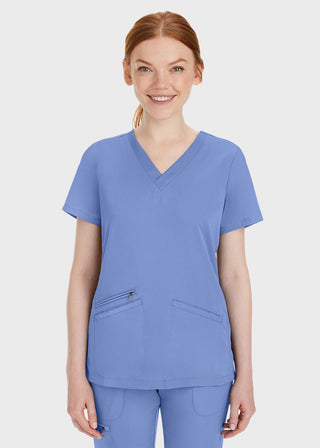 Healing Hands Women's Mariah Rib Trim Scrub Top