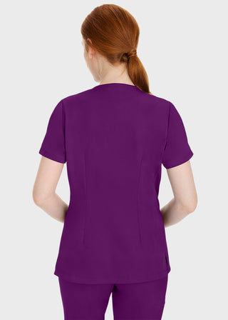 Healing Hands Women's Mariah Rib Trim Scrub Top