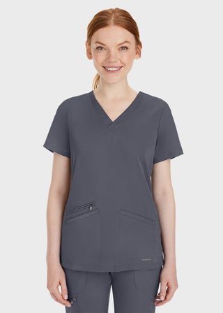 Healing Hands Women's Mariah Rib Trim Scrub Top