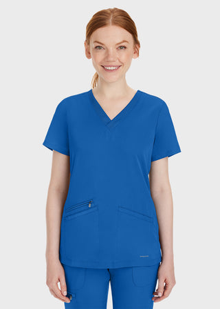 Healing Hands Women's Mariah Rib Trim Scrub Top