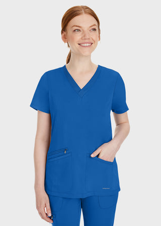 Healing Hands Women's Mariah Rib Trim Scrub Top