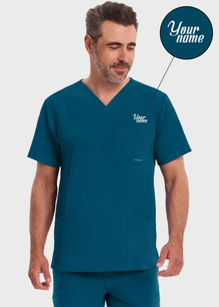 Free Embroidery Men's V-neck Mathew Top