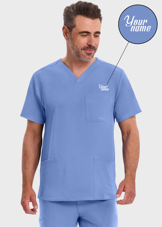 Free Embroidery Men's V-neck Mathew Top