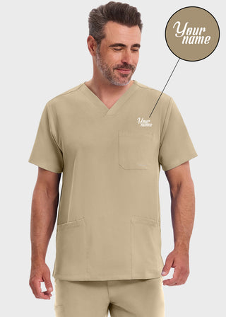 Free Embroidery Men's V-neck Mathew Top