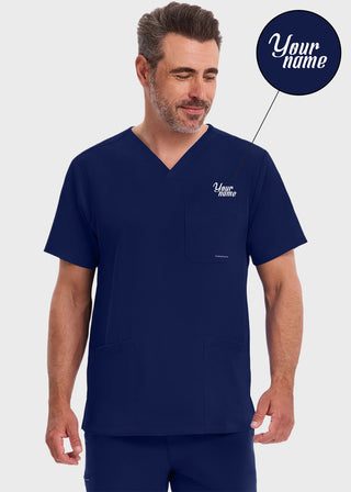 Free Embroidery Men's V-neck Mathew Top