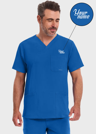 Free Embroidery Men's V-neck Mathew Top