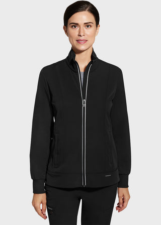 Healing Hands 360 Women Carly Jacket Zip-Up Stand Collar Jacket