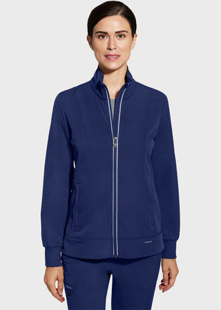 Healing Hands 360 Women Carly Jacket Zip-Up Stand Collar Jacket