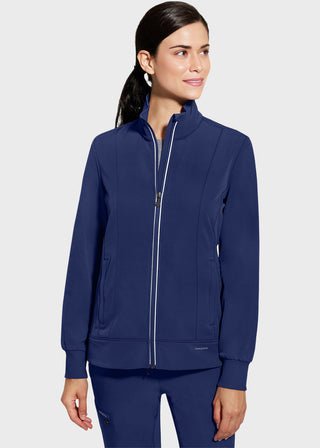 Healing Hands 360 Women Carly Jacket Zip-Up Stand Collar Jacket