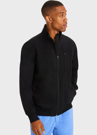 Healing Hands Purple Label Men's Jonathan Bomber Scrub Jacket