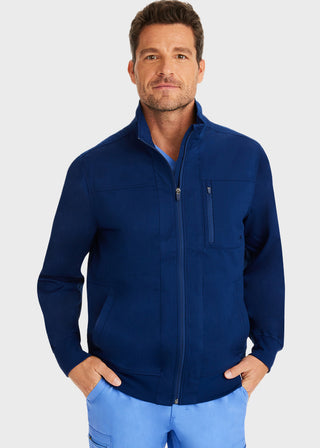 Healing Hands Purple Label Men's Jonathan Bomber Scrub Jacket