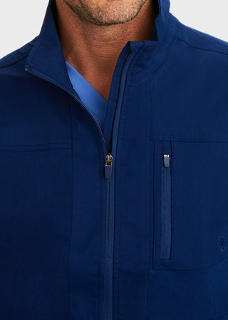 Healing Hands Purple Label Men's Jonathan Bomber Scrub Jacket