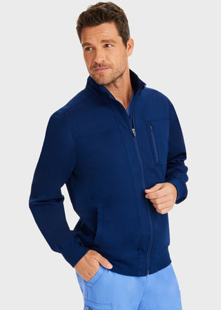 Healing Hands Purple Label Men's Jonathan Bomber Scrub Jacket