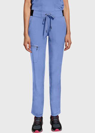 Healing Hands Women's Nisha Knit Waistband Scrub Petite Pant