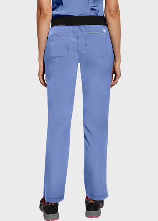 Healing Hands Women's Nisha Knit Waistband Scrub Petite Pant