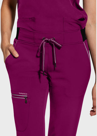 Healing Hands Women's Nisha Knit Waistband Scrub Tall Pant