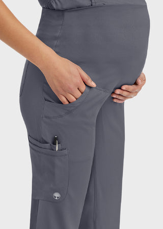 Healing Hands HH Works Women's Rose Maternity Petite Scrub Pant