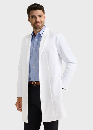 Healing Hands White Coat Lawrence Men's Lab Coat