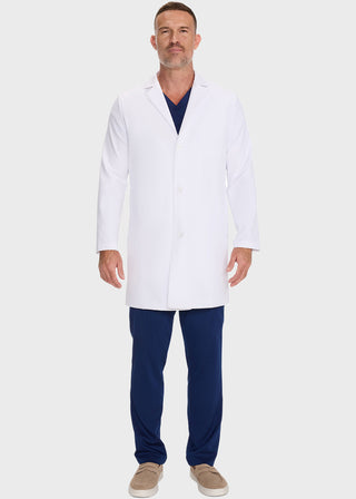 Healing Hands Men's Lab Coat in White