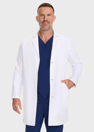 Healing Hands Men's Lab Coat in White