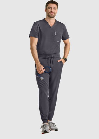 Healing Hands Rafael Men's Mid Rise Zip Fly Jogger