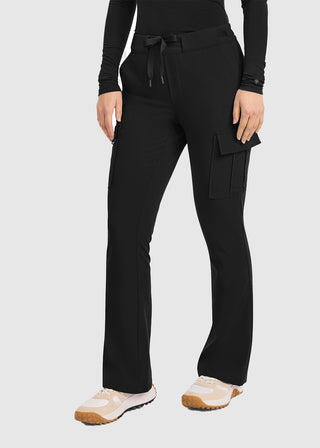 Healing Hands HH QUEST Mid Rise Drawstring Straight Petite Leg Pant