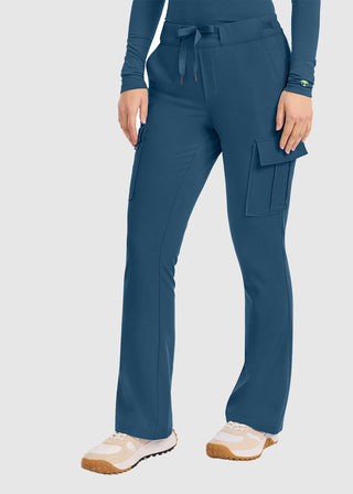 Healing Hands HH QUEST Mid Rise Drawstring Straight Petite Leg Pant