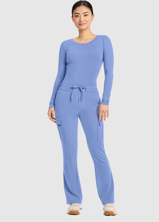 Healing Hands HH QUEST Mid Rise Drawstring Straight Petite Leg Pant