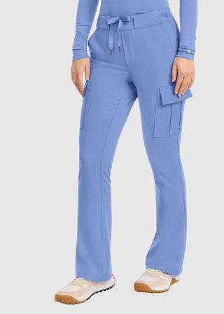 Healing Hands HH QUEST Mid Rise Drawstring Straight Petite Leg Pant