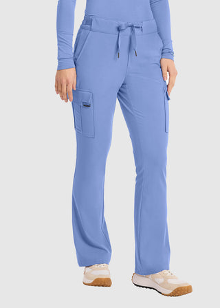 Healing Hands HH QUEST Mid Rise Drawstring Straight Petite Leg Pant