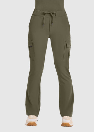 Healing Hands HH QUEST Mid Rise Drawstring Straight Petite Leg Pant