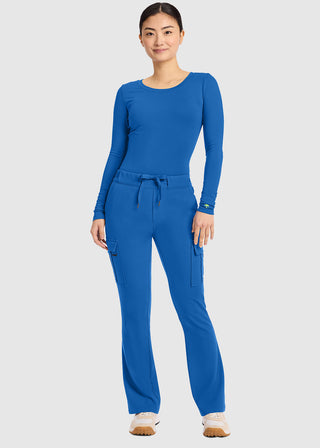 Healing Hands HH QUEST Mid Rise Drawstring Straight Petite Leg Pant