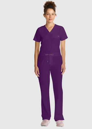 Healing Hands HH QUEST Mid Rise Drawstring Women's Straight petite Leg Pant